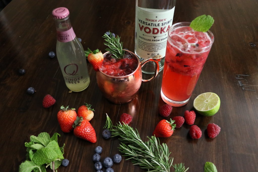 Berry moscow mule recipe