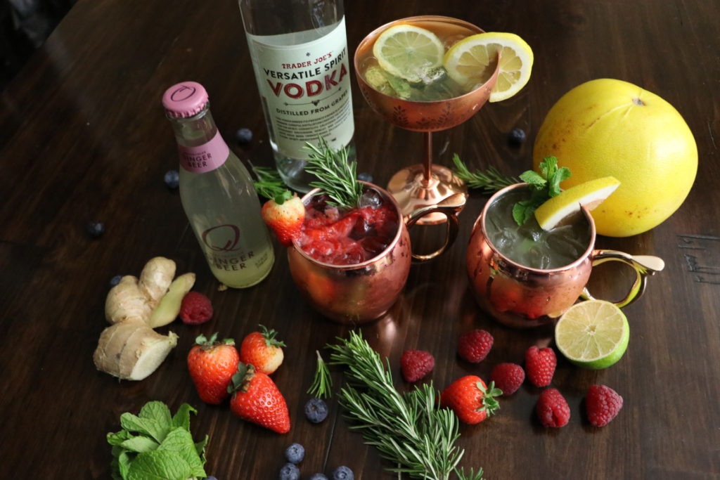 easy berry moscow mule recipe