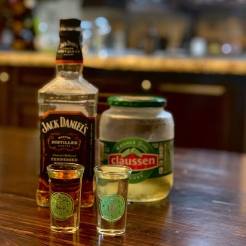 Whiskey Pickleback Shot Recipe