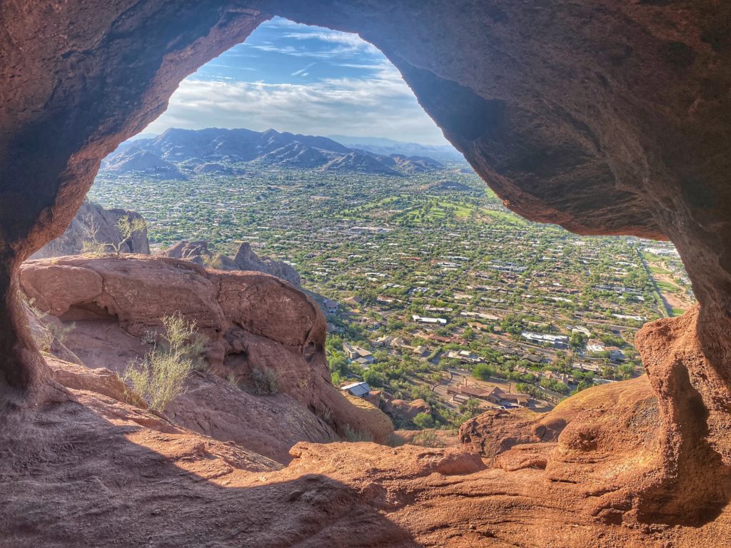 Camelback Mountain Best Hikes Phoenix cave