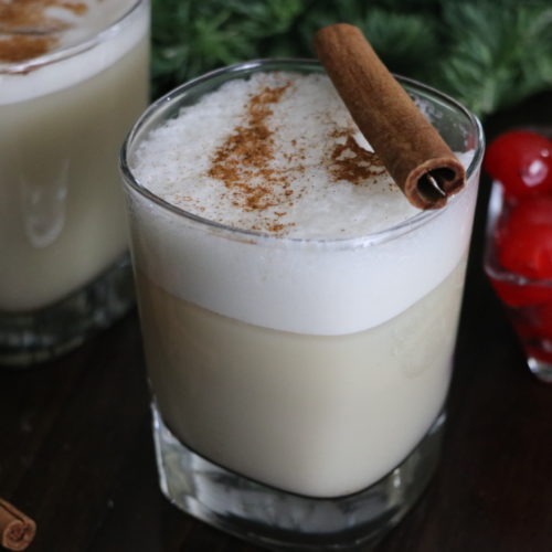 Bourbon Eggnog Cocktail