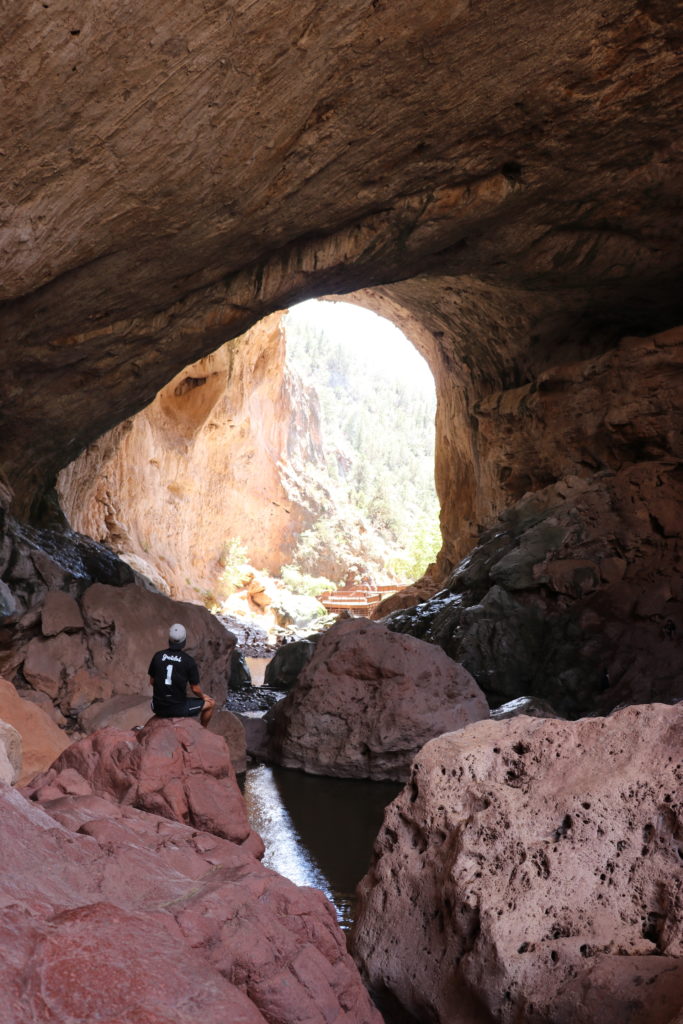 Tonto Natural Bridge State Park Waterfall Hiking Inspire Travel Eat   Tonto Natural Bridge Arizona Hike4 683x1024 