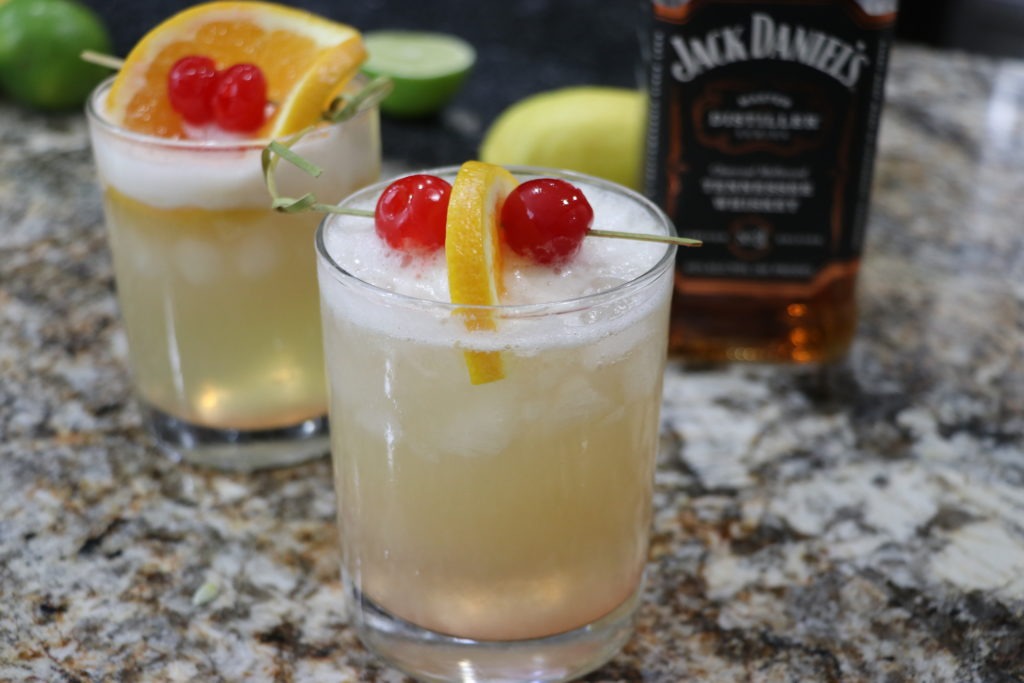 holiday whiskey sour recipe