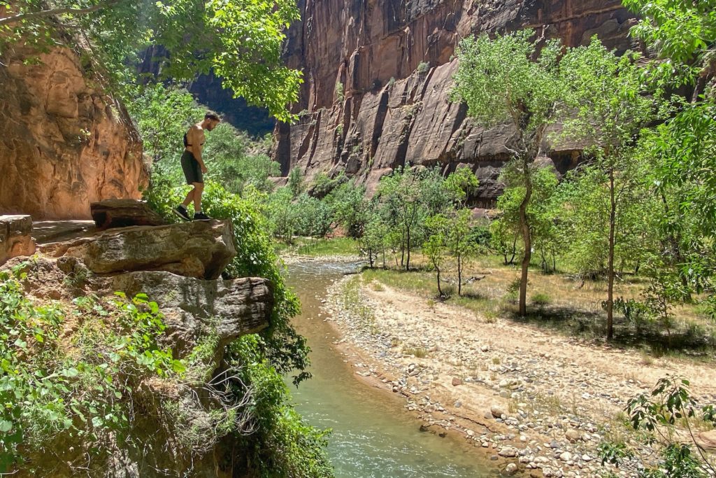 Best Hikes in Zion Riverwalk Trail The Narrows 3