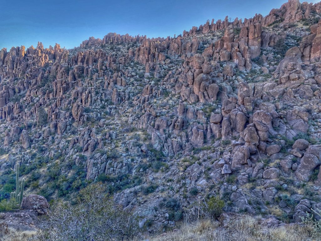 Peralta Trail to Fremont Saddle & Weavers Needle Hike Phoenix