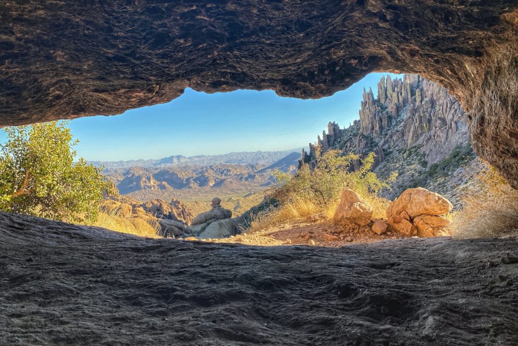 Peralta Trail to Fremont Saddle & Weavers Needle Hike Phoenix