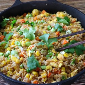 Easy cauliflower fried rice recipe