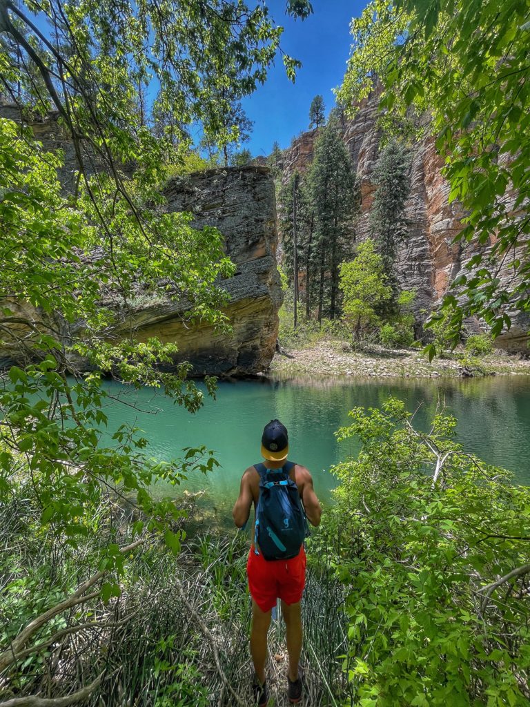 West Clear Creek Wilderness Trail Hike Tramway Trail Hanging Gardens hike