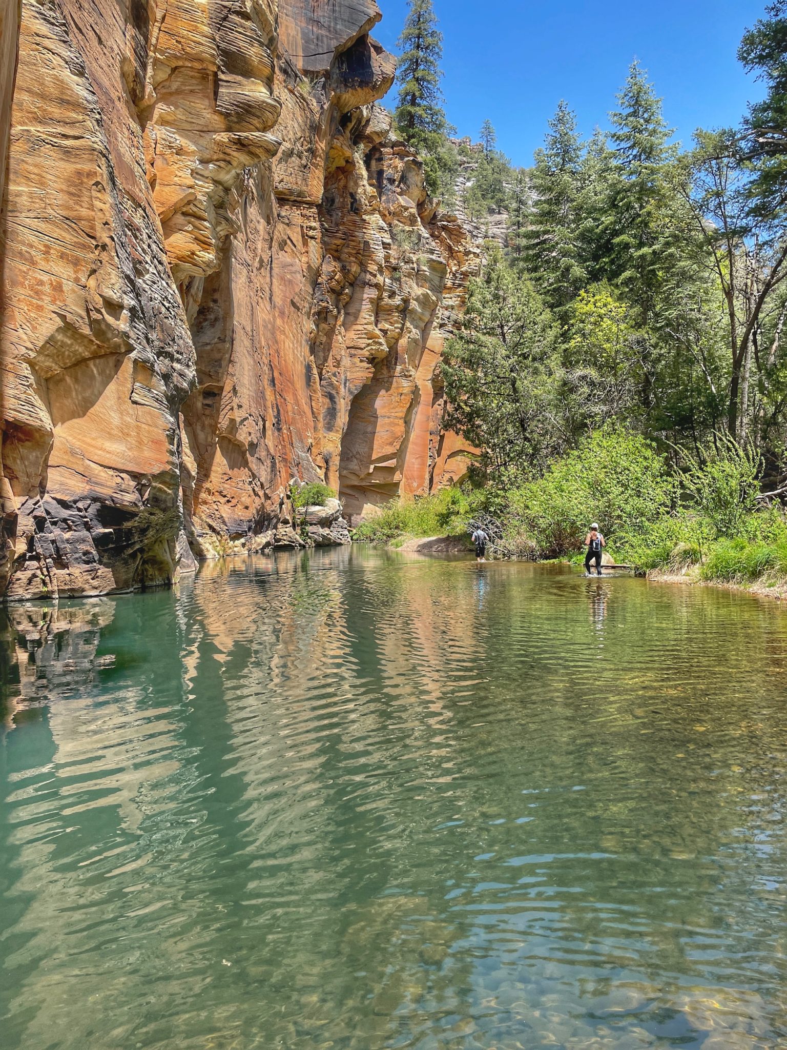 West Clear Creek Wilderness Trail Hike to Hanging Springs & Pool Grande